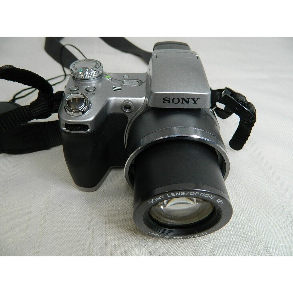 Sony Cybershot Super Steady Shot DCS-H1 5.1MP 12X Optical Zoom w/Case & USB Cord - Picture 6 of 16